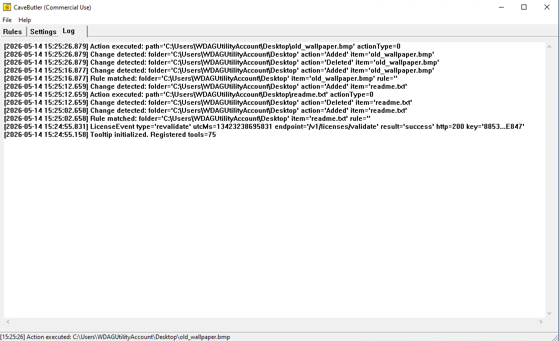 Mockup showing local filesystem scope selection